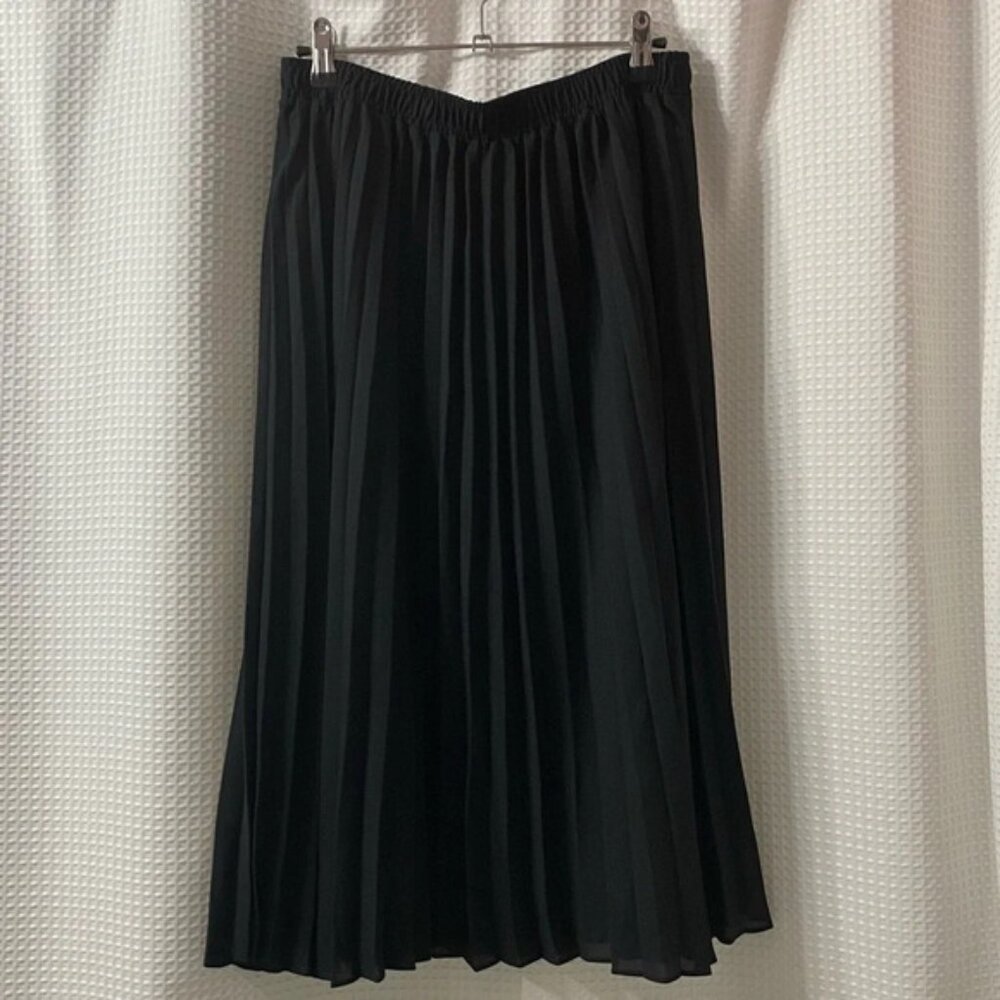 NWOT LOFT Petite Pleated Midi Skirt
